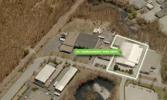 THE COMMERCIAL property at 201 Narragansett Park Drive in East Providence has sold for $1.9 million. / COURTESY CBRE GROUP INC.