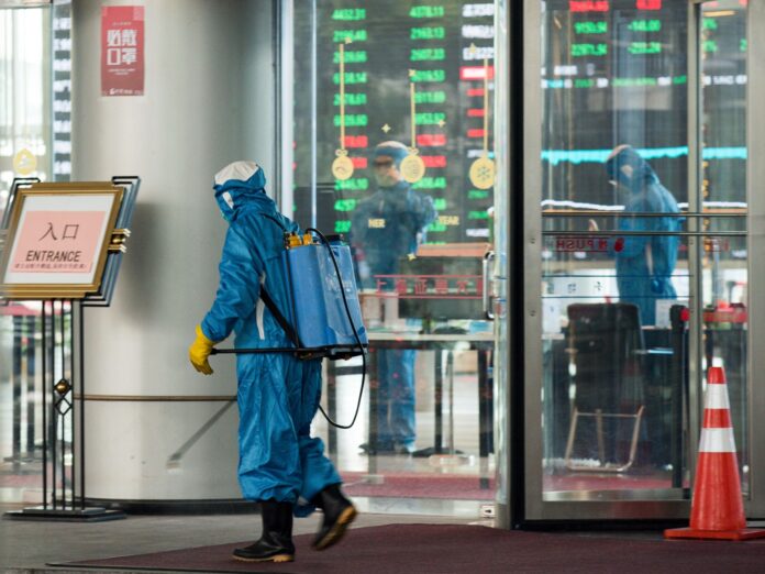 SOME RHODE ISLAND companies have put a ban on business travel to and from China as a result of the coronavirus outbreak. / BLOOMBERG NEWS FILE PHOTO/YIFAN DING