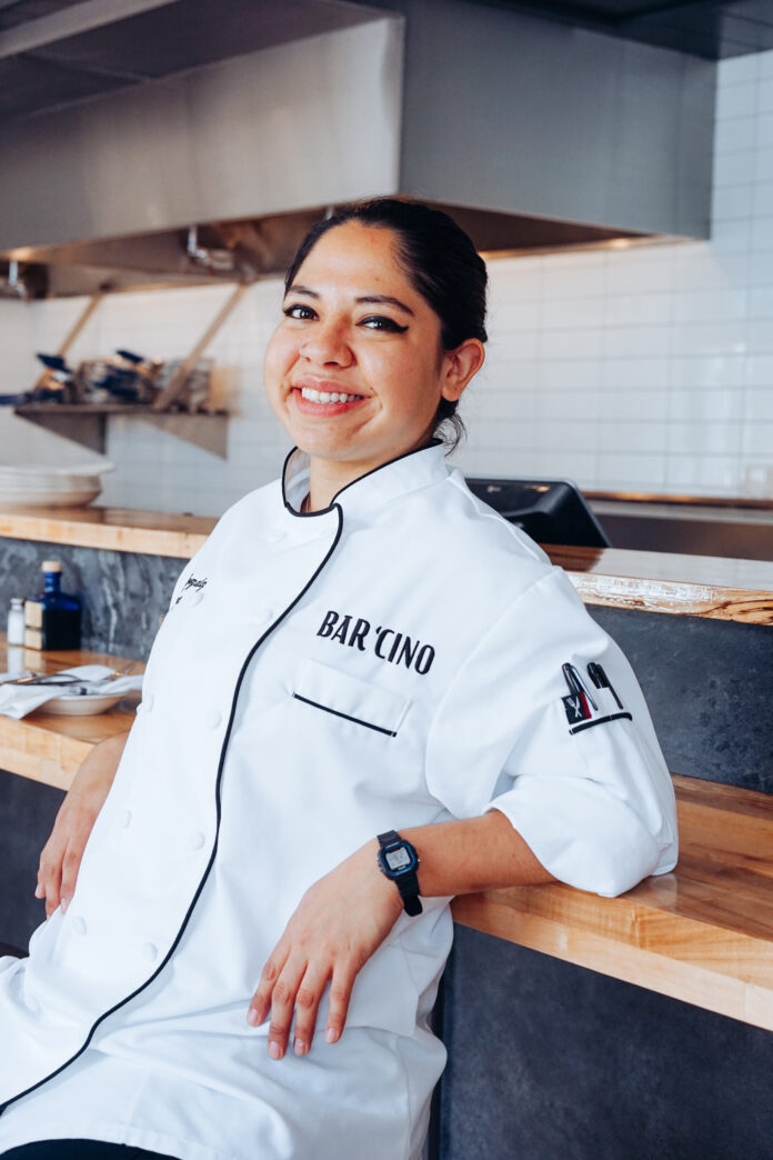 MARIANA GONZALEZ-TRASVINA, executive chef of Bar ‘Cino has been nominated for Outstanding Rising Star Chef in the James Beard Foundation Awards. / COURTESY NEWPORT RESTAURANT GROUP