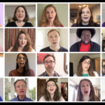 TWENTY MEMBERS of The Providence Singers Inc. perform 'Somewhere' from West Side Story as a virtual choir in a YouTube video to help the community cope with the COVID-19 pandemic. / COURTESY YOUTUBE