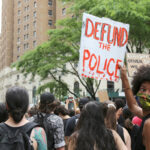 PROTESTERS march in New York City on June 6. Calls to  “defund the police” have spread nationwide in the wake of the death of George Floyd while in police custody last month in Minneapolis. / AP FILE PHOTO/RAGAN CLARK