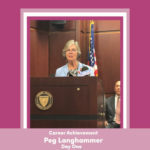 PEG LANGHAMMER, executive director for Day One, has been named the Career Achiever for Providence Business News' 2020 Business Women Awards program. / PBN SCREENSHOT