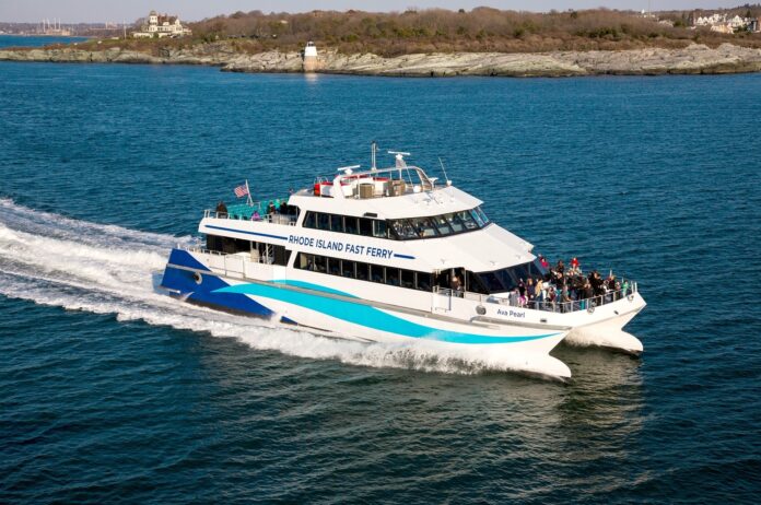 RHODE ISLAND FAST FERRY's service from Quonset Point to Martha's Vineyard has been cancelled until next year. / COURTESY RHODE ISLAND FAST FERRY