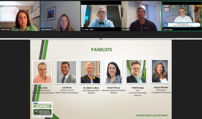 PANELISTS participating in Providence Business News' virtual summit on getting back to business address the issues that employees and employers face in their return to the workplace as COVID-19 dissipates.