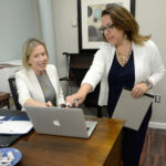 ADAPTING: Key Mediation LLC owners Kristen Sloan Maccini, left, and Christine L. Marinello have had to