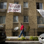 ROUGHLY 30% OF RENTERS polled by the U.S. Census say they have no confidence or slight confidence in their ability to pay rent next month. / AP FILE PHOTO/ANDREW HARNIK