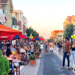 ITALIAN FLAVOR: Restaurants along the normally heavily trafficked Atwells Avenue in Providence have reported about 90% of their capacity booked in advance during the recently launched “Al Fresco On The Hill” dining initiative. / COURTESY FEDERAL HILL COMMERCE ASSOCIATION  