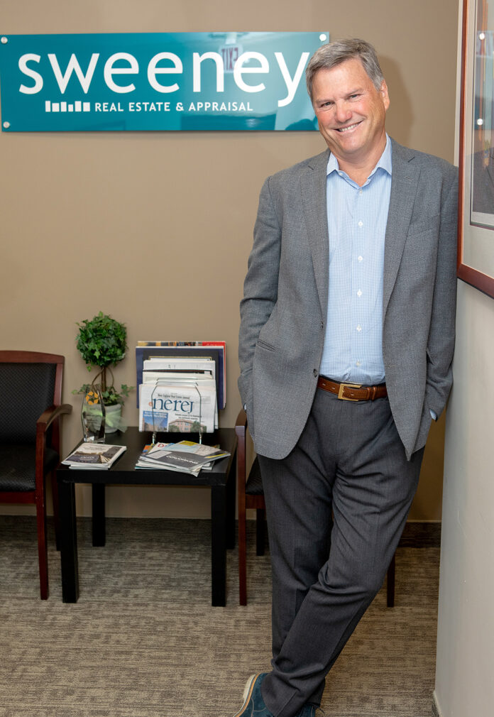FINDING A HOME: Thomas O. Sweeney, principal of Sweeney Real Estate & Appraisal, said there is a lot of satisfaction in helping businesses, whether local or national, find their place within Rhode Island.  PBN PHOTO/KATE WHITNEY LUCEY