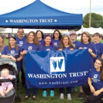 WALKING STRONG: The Washington Trust Co. employees walked in a recent American Cancer Society Relay For Life event in Westerly, and collectively raised more than $6,000. / COURTESY THE WASHINGTON TRUST CO.