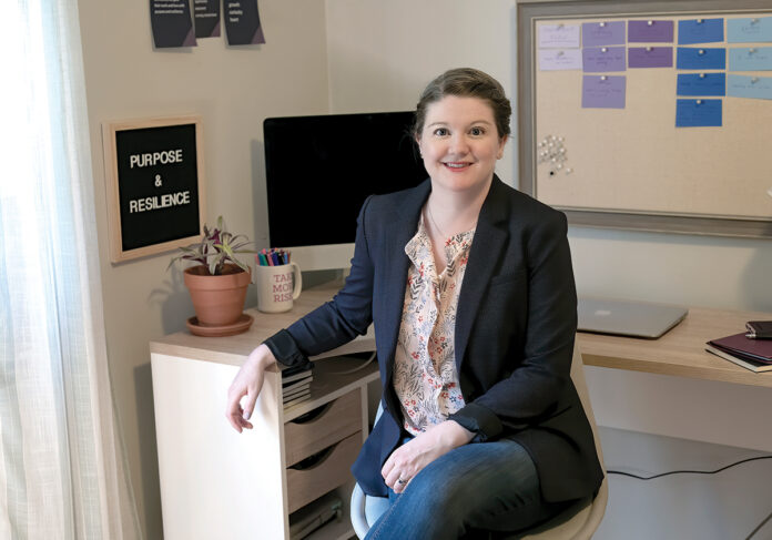PURPOSE FINDER: Carole Ann Penney, owner of Penney Leadership LLC, says most of her coaching clients are seeing meaning in their work and the career path they’re on.  PBN PHOTO/MICHAEL SALERNO
