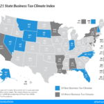 THE RHODE ISLAND Public Expenditure Council recommended that the state continue to pursue tax policies that would increase its ranking on the Tax Foundation's State Business Tax Climate Index in analysis released Tuesday. / COURTESY TAX FOUNDATION