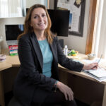 Chris Gadbois is an advanced practice public health nurse who became CEO of East Providence-based CareLink Inc. in 2019. Later that year, she was elected president of the nonprofit Rhode Island Public Health Association, an affiliate of the American Public Health Association.  / PBN PHOTO/RUPERT WHITELEY