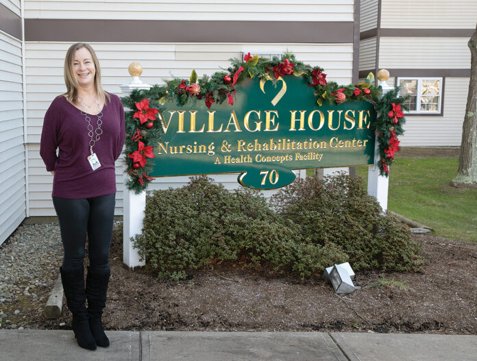 FINANCIAL WOES: Jennifer Romagnolo, administrator at Village House Nursing & Rehabilitation Center in Newport, says she is concerned about the effects of a new minimum-staffing mandate state officials are drafting. / PBN PHOTO/TRACY JENKINS