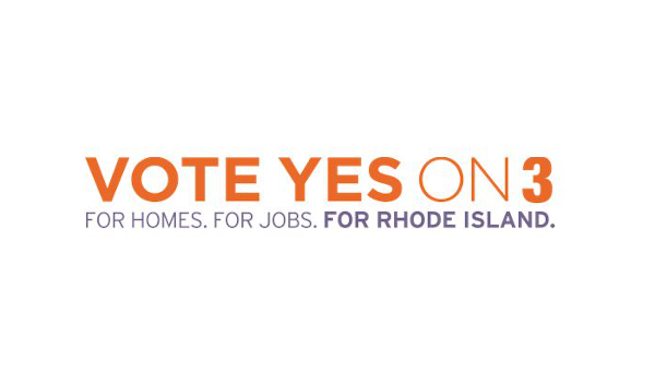 A GROUP OF nonprofits and R.I. Housing and Mortgage Finance Corp. launched Monday its 'Yes on 3' campaign urging Rhode Islanders to approve the affordable-housing bond in the March 2 special election.