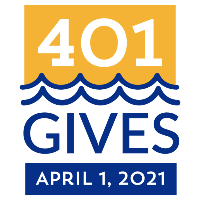 THE ANNUAL 401 GIVES DAY, scheduled for April 1 and run by the United Way of Rhode Island, hopes to raise $1.5 million this year to support local nonprofits.