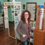 STAYING SHARP: Lori Duquette, owner of Duquette Family Eye Care Inc., says her upbringing in a large family taught her skills that have helped her run her own ­business. / PBN PHOTO/MICHAEL SALERNO
