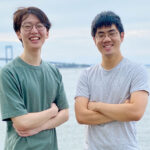 KEEPING TRACK: Justin M. Kim, left, and Michael W. Lai designed an app to help health care workers track their emotional and mental wellness. / COURTESY CRESS HEALTH