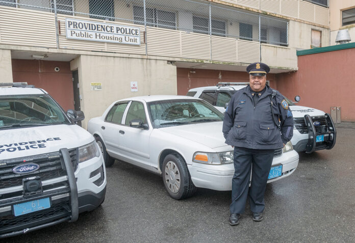 TWO BEATS: Rep. Raymond A. Hull, a commanding officer in the Providence Police Department’s Public Housing Unit, says it can be a lot of work to get up to speed on crucial measures before making an informed decision. / PBN PHOTO/MICHAEL SALERNO