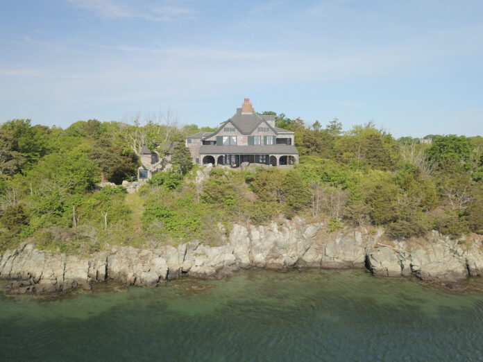 THE WATERFRONT COMPOUND at 15 Dumpling Drive, including the 5,613-square-foot home called “The Barnacle” and the 1,653-square-foot guest house called “The Barnacle Lee, sold for $6 million, according to public records. / COURTESY ISLAND REALTY