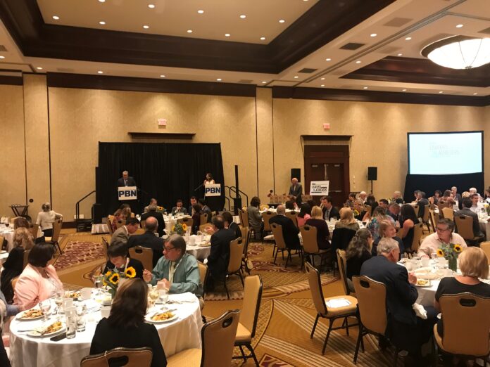 PROVIDENCE BUSINESS NEWS recognized Thursday the 2021 Leaders & Achievers honorees at the Crowne Plaza Providence-Warwick. / PBN PHOTO/JAMES BESSETTE