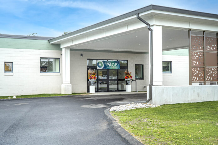 PACE Organization of Rhode Island opened its new combination headquarters, health clinic and adult day center on Thursday morning at 10 Tripps Lane in East Providence, a 60,000-square-foot building that was formerly a bank operations office. / COURTESY PACE-RI