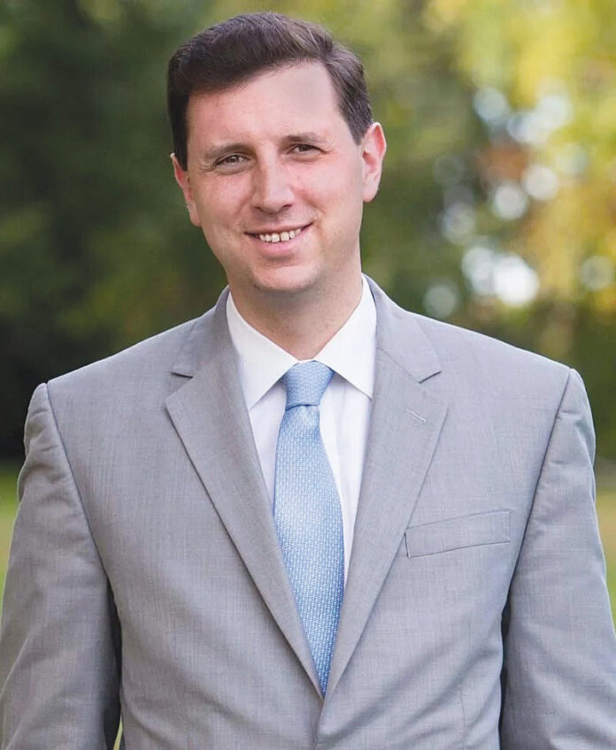 TALKING SCHOOLS: General Treasurer Seth Magaziner will offer a progress report on repairing and replacing school buildings across the state at the Northern Rhode Island Chamber of Commerce’s Eggs & Issues Breakfast event on Sept. 16.  / COURTESY SETH MAGAZINER