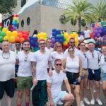 FULL OF PRIDE: Gilbane Building Co. employees participate in a recent public LGBTQ+ pride event in Orlando, Fla. / COURTESY GILBANE BUILDING CO. 