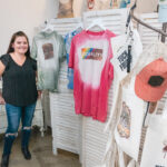 CREATIVE SPACE: Designer Kyleen Moraton recently opened Kyleen Designs, a storefront featuring a shop and studio at Hope Artiste Village in Pawtucket. / PBN PHOTO/MICHAEL SALERNO