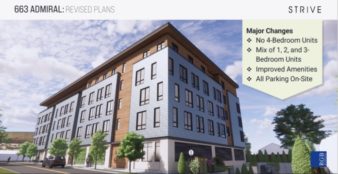 THE PROVIDENCE CITY PLAN COMMISSION voted on Dec. 14 to approve a master plan for a 46-unit apartment building, which was previously decried as a dormitory by the chairperson of the commission that wasn't allowed by neighborhood zoning. / PROVIDENCE CITY PLAN COMMISSION