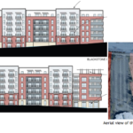 AR BUILDING CO. is proposing a six-story, 178-unit apartment building for 220 Blackstone St. in Providence. / COURTESY PROVIDENCE CITY PLAN COMMISSION