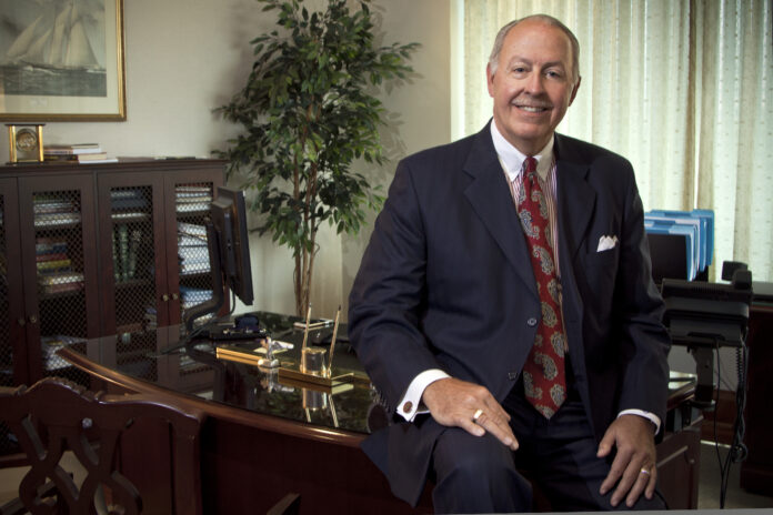HARBORONE BANCORP INC. CEO and President James W. Blake on Thursday announced he will retire in May. The company also reported a $58.5 million profit for 2021. /COURTESY HARBORONE BANCORP INC.