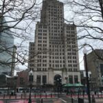 AS PART OF the proposed $220 million project to renovate the Industrial Trust Co. Building in Providence, High Rock Development LLC has pledged $500,000 to be given to Crossroads Rhode Island over the course of 10 years after the project is completed. / COURTESY PROVIDENCE PRESERVATION SOCIETY
