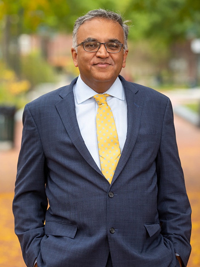 BROWN UNIVERSITY ANNOUNCED a new online-only master's degree program, the first degree program at Brown University that's exclusively online. Dr. Ashish K. Jha, dean of the Brown’s School of Public Health, said the COVID-19 pandemic necessitated the program, aimed at expanding access to a diverse body of graduate students from across the globe. / COURTESY BROWN UNIVERSITY SCHOOL OF PUBLIC HEALTH