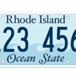 WILLEM VAN LANCKER'S new 'blue wave' design has been chosen as the winner of the RI State Plate Design Contest. / COURTESY R.I. DIVISION OF MOTOR VEHICLES
