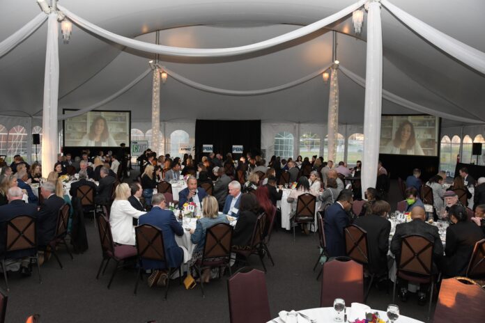 APPROXIMATELY 200 PEOPLE attended Thursday's Providence Business News' C-Suite Awards ceremony at the Crowne Plaza Providence-Warwick in Warwick. / PBN PHOTO/MIKE SKORSKI