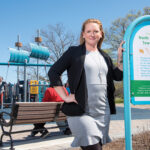 PLAYS TO WIN: Since becoming director of the North Kingstown Recreation Department in 2019, Chelsey Dumas Gibbs has won grants to push forward park and playground improvement projects, pulling in $571,000 for facilities and programming. / PBN PHOTO/DAVE HANSEN