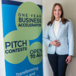 SETTING UP SHOP: Laura Guillén, the new Rhode Island executive director for Entrepreneurship for All, is forming a network of mentors and prospective program participants. / PBN PHOTO/MICHAEL SALERNO