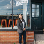 Yesenia Rubio opened Notes Coffee Co. in Pawtucket in July 2020. Nine months later, she left a corporate marketing job to give her full attention to growing the business. / COURTESY BRITTANNY TAYLOR