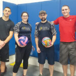 MATCH POINT: DiSanto, Priest & Co. staff members gather to participate in a local volleyball tournament. / COURTESY DISANTO, PRIEST & CO.