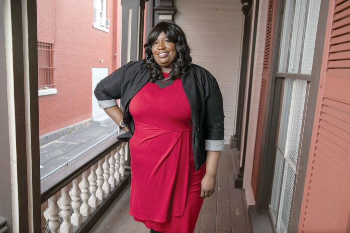 FAB FOUNDER: Fabiola Brunache changed careers in 2012, moved to Rhode Island and established her own real estate agency. She acknowledges that there have been some awkward moments for her in a real estate industry that doesn’t have many people of color. / PBN PHOTO/RUPERT WHITELEY