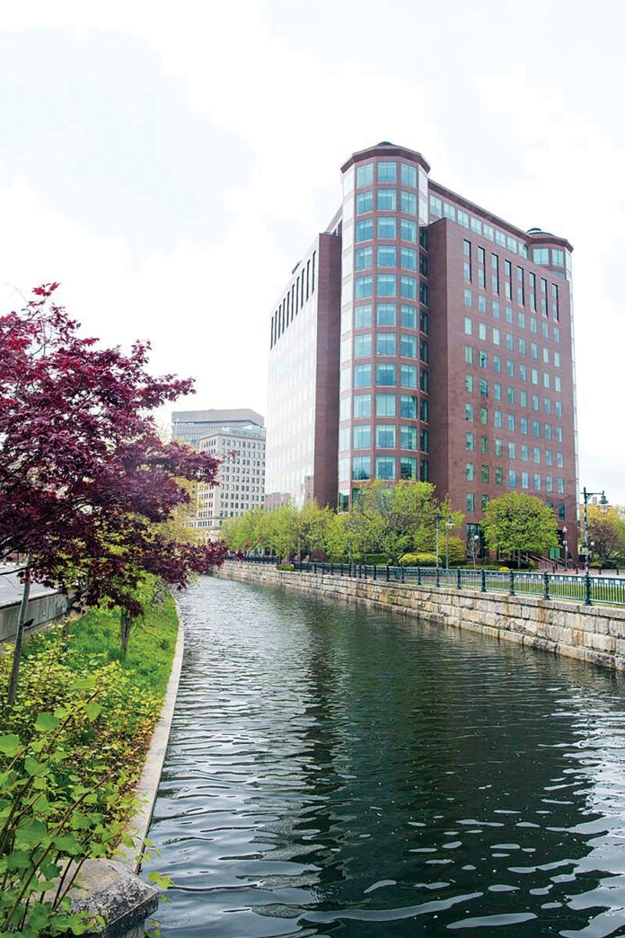 HOME BASE: Recent acquisitions by Citizens Financial Group Inc. have increased its presence in the New York area, but Citizens remains based at its 13-story office building in downtown Providence.  PBN FILE PHOTO/NICOLE DOTZENROD   