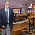 ALL IN: After the COVID-19 pandemic impacted operations, Craig Sculos, Bally’s Twin River Lincoln Casino Resort and Bally’s Tiverton Casino Hotel senior vice president of Rhode Island regulatory, is spearheading growth and expansion at the two gaming facilities. / PBN PHOTO/KATE WHITNEY LUCEY