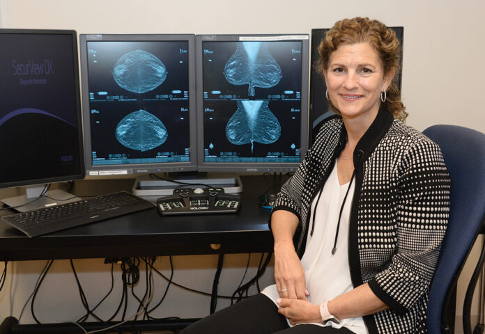 SHARING KNOWLEDGE: Along with her work at Rhode Island Medical Imaging Inc., Dr. Martha Mainiero mentors future health professionals as a professor at the Warren Alpert Medical School at Brown University. /  PBN PHOTO/ELIZABETH GRAHAM