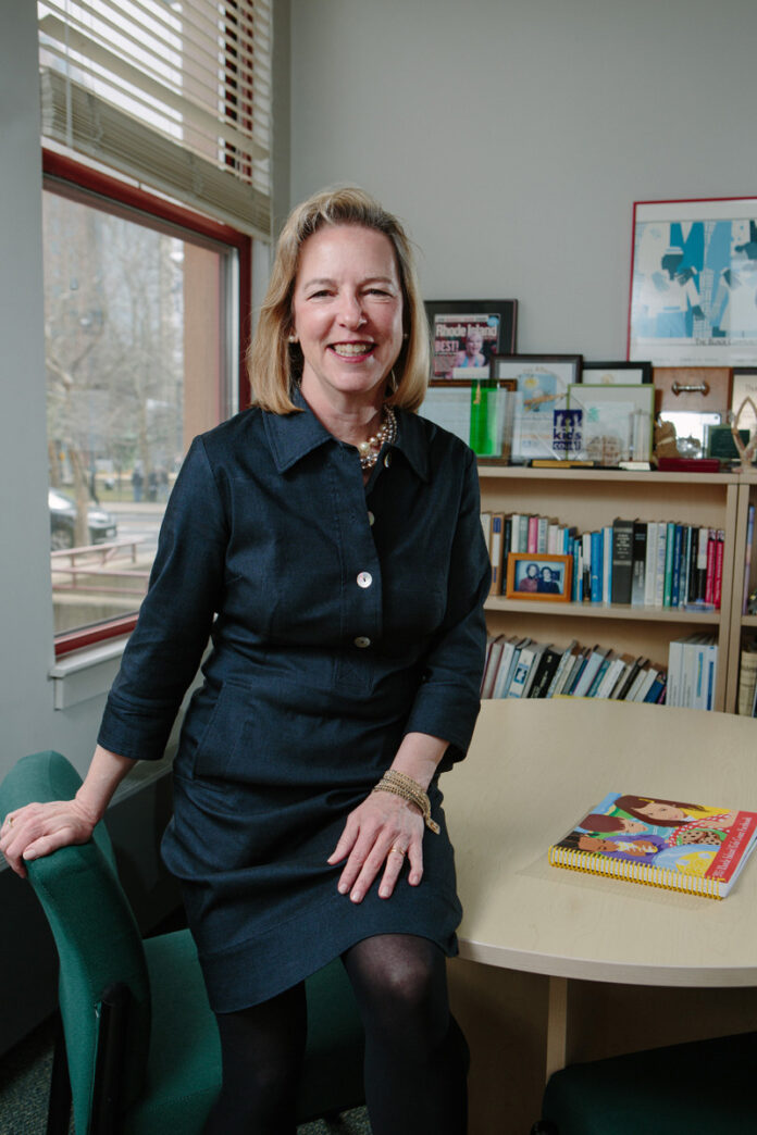 ELIZABETH BURK BRYANT will step down as Executive Director of Rhode Island KIDS COUNT by the end of the year after leading the organization since its founding in 1994.  / PBN FILE PHOTO/RUPERT WHITELEY
