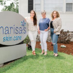 SOURCES OF COMFORT: Marisa Head, center, has built her North Attleborough business Marisa’s Skin Care LLC in nine years with the help of her two daughters, Stephanie Howard, left, and Rachel Howard. COURTESY JESSIE WYMAN PHOTOGRAPHY
