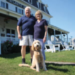 STRENUOUS SUMMER: Brad Marthens, who co-owns The Atlantic Inn on Block Island with his wife, Anne, had to cut room rates to help fill vacancies and didn’t have enough staff to open the inn’s restaurant daily until August, something he is usually able to start doing in June. PBN PHOTO/K. CURTIS