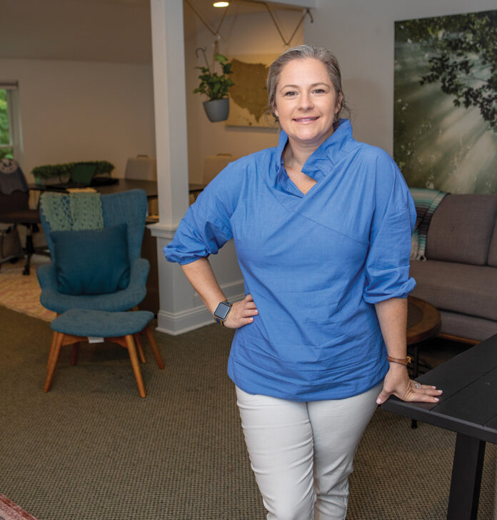 Brittany Riley opened The Haven Collection Inc. in 2019. The Middletown-based company has two family care  centers in the town and one in New Jersey. / PBN PHOTO/KATE WHITNEY LUCEY