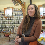 READY WITH A REMEDY: Herbalist Mary Blue has carved out a niche in the health sector, building a business that offers herb- derived tinctures, baths, syrups and teas, as well as classes on how to make them. PBN PHOTO/ ELIZABETH GRAHAM