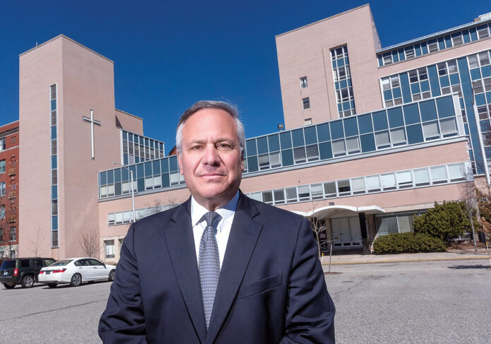 JOSEPH R. PAOLINO JR., former Providence mayor and managing partner for Paolino Properties LP, says he's disappointed that the city is not moving forward with the plan for him to donate the former St. Joseph's Hospital building to the city for it to be converted into a new school. /PBN FILE PHOTO/MICHAEL SALERNO