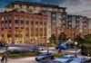 A RENDERING of the 180-unit apartment complex proposed for 258 Pine St., Pawtucket. COURTESY ZDS ARCHITECTURE & DESIGN